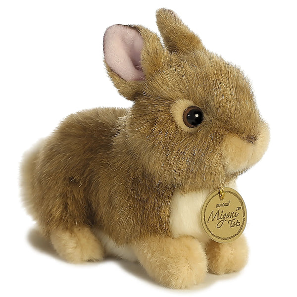 Aurora MiYoni Tots Stuffed Animals | Baby Bunny Tan 7"