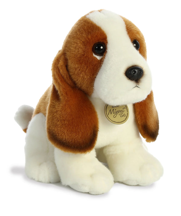Aurora MiYoni Tots Stuffed Animals | Basset Pound Pup 11"