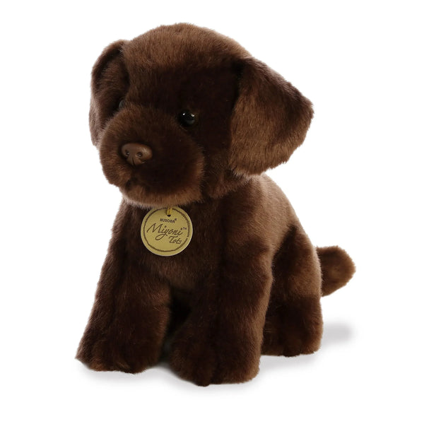 Aurora MiYoni Tots Stuffed Animals | Chocolate Lab Pup 11"