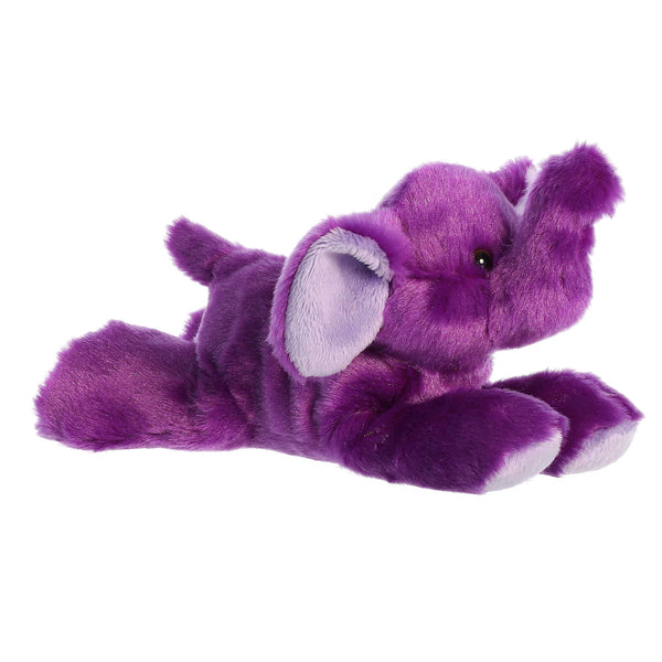 Aurora World's Mini Flopsie Stuffed Animal | Violet Elephant