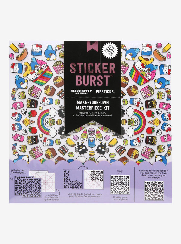 Pipsticks Hello Kitty and Friends Sticker Burst Make-Your-Own Masterpiece Kit