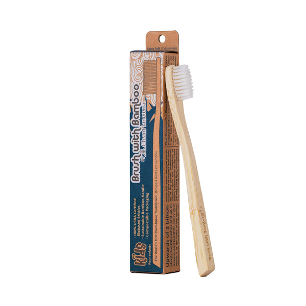 Brush with Bamboo Kids Bamboo Toothbrushes