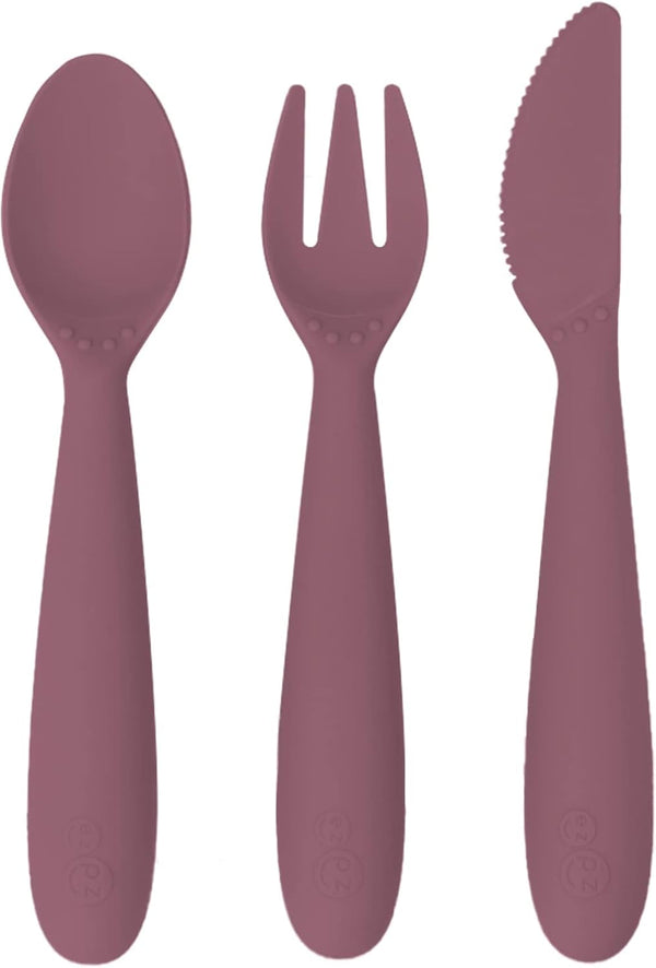 ezpz Happy Utensils Spoon, Fork and Knife