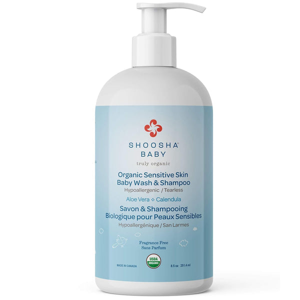 Shoosha Baby Organic Sensitive Skin Baby Wash and Shampoo