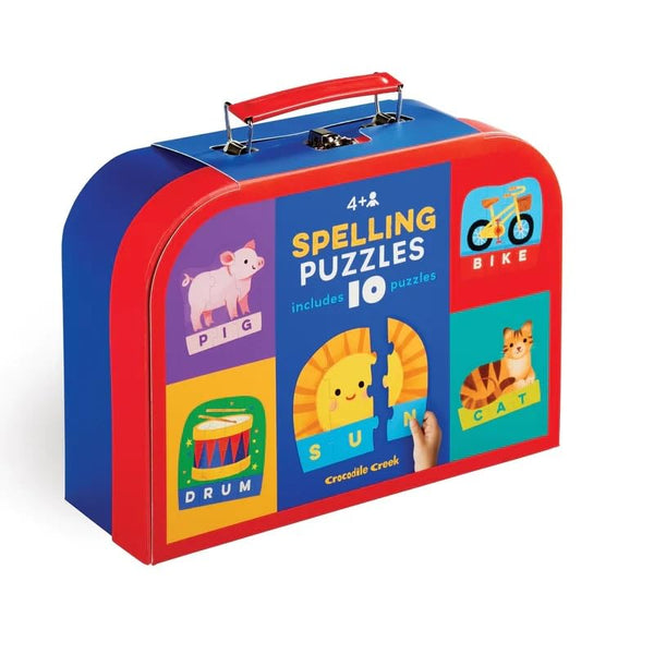 Crocodile Creek | Spelling Puzzles (3 and 4-word) | Set of 10