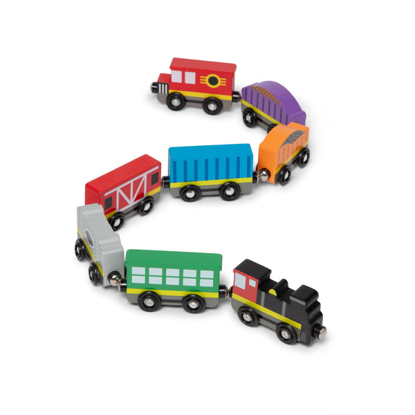 Melissa & Doug | Wooden Train Cars