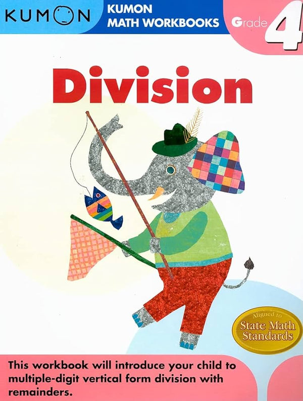 Kumon Workbook: Division (Grade 4)
