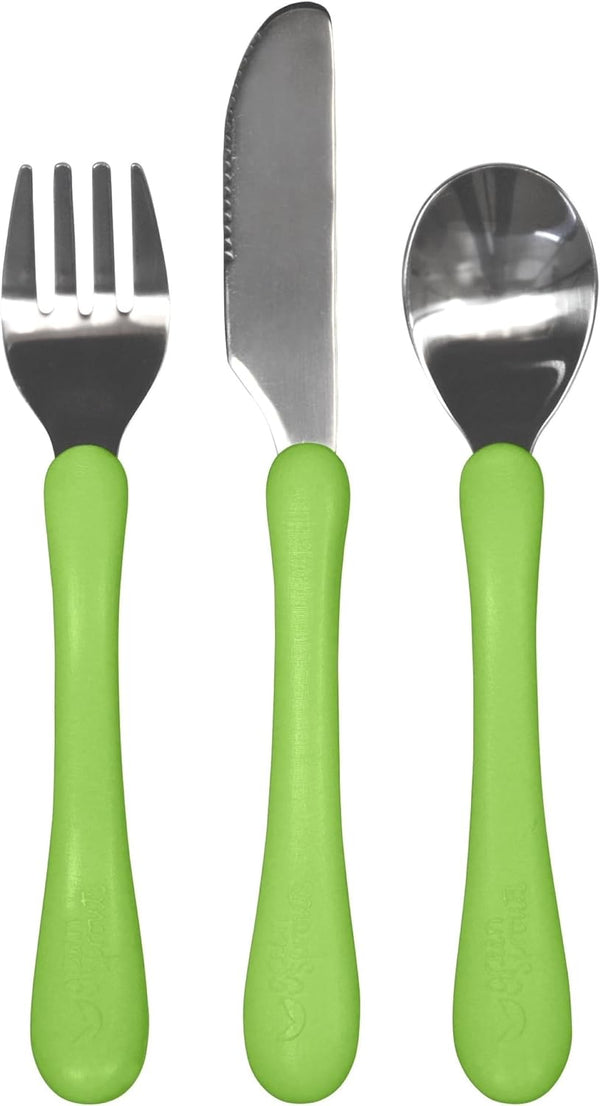 Stainless Steel and Sprout Ware Cutlery | 3-Piece Set