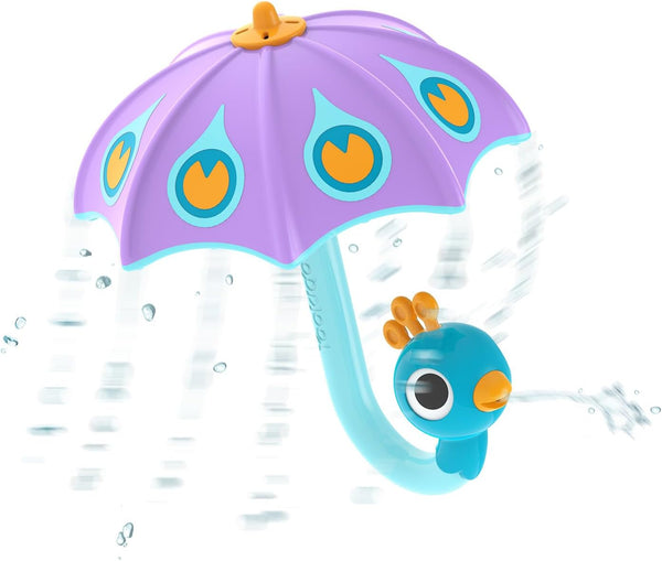 Yookidoo | Fill 'n' Rain Purple Peacock Umbrella