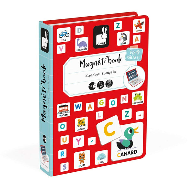 Janod Magnetibook – Alphabet Francais | Educational Magnetic Toy