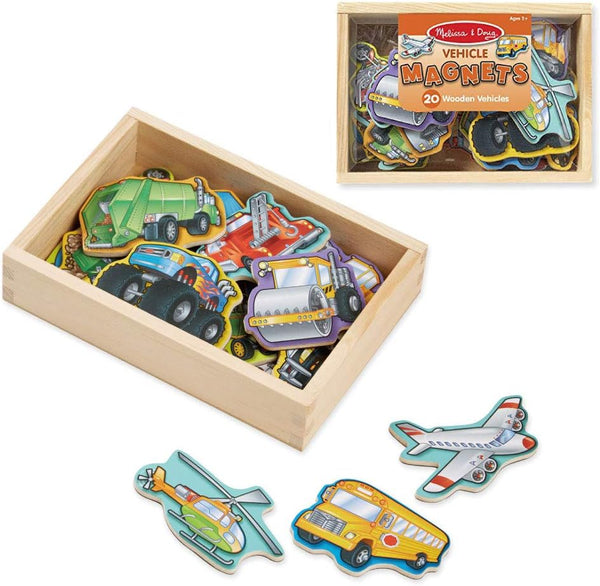 Melissa & Doug Wooden Magnets | Set of 20