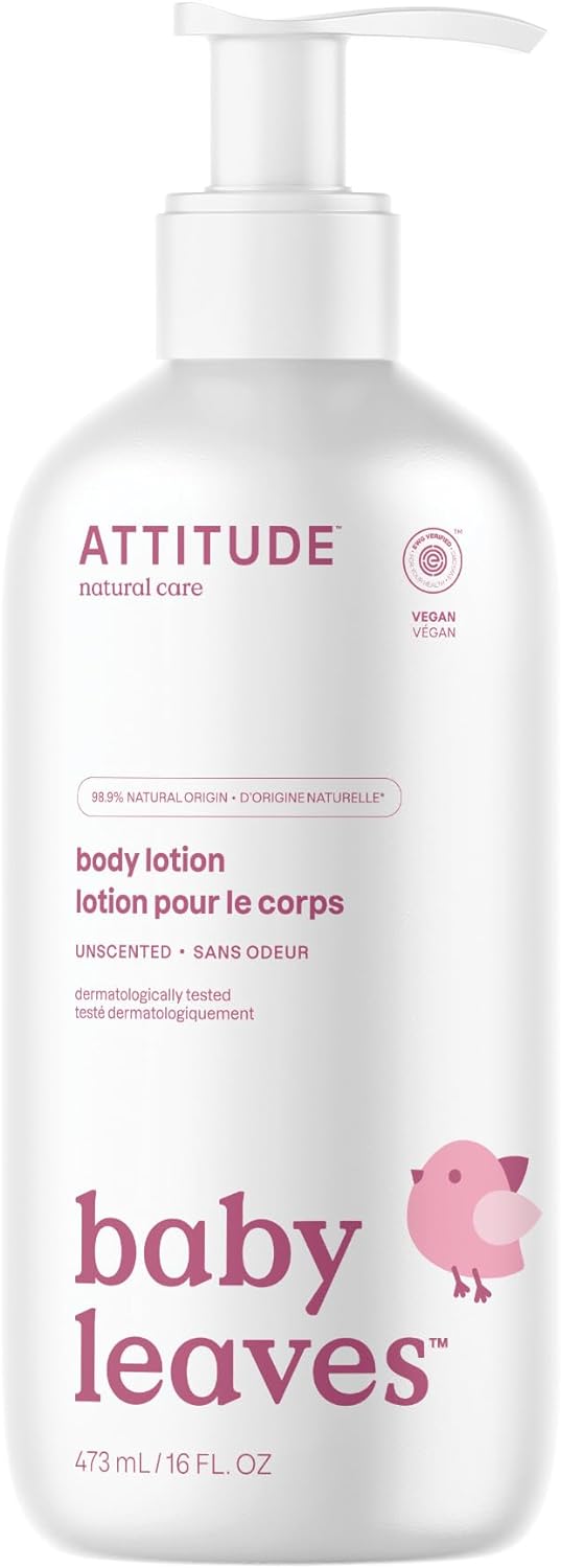 Attitude Baby Leaves Unscented Body Lotion