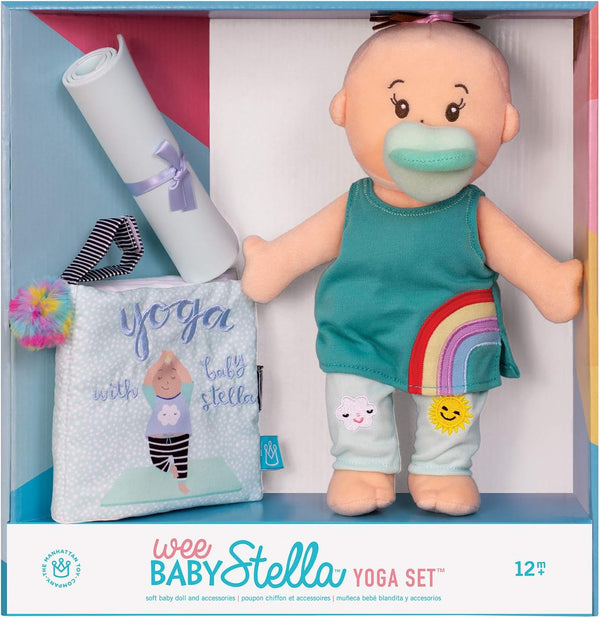 Manhattan Toys Wee Baby Stella 12" Soft Doll with Accessories