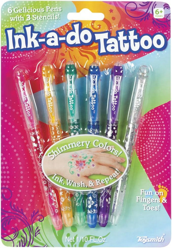 Ink-a-do-Tattoo Pens | Shimmery Colours