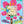 Eeboo Hot Pink Flower Growth Chart