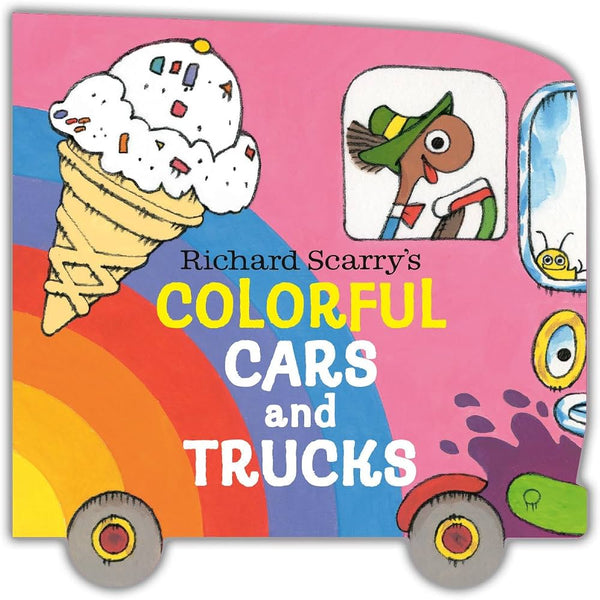 Colorful Cars and Trucks by  Richard Scarry |Board Book