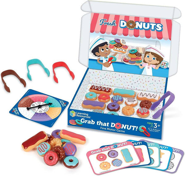 Learning Resources Grab That Donut Fine Motor Game