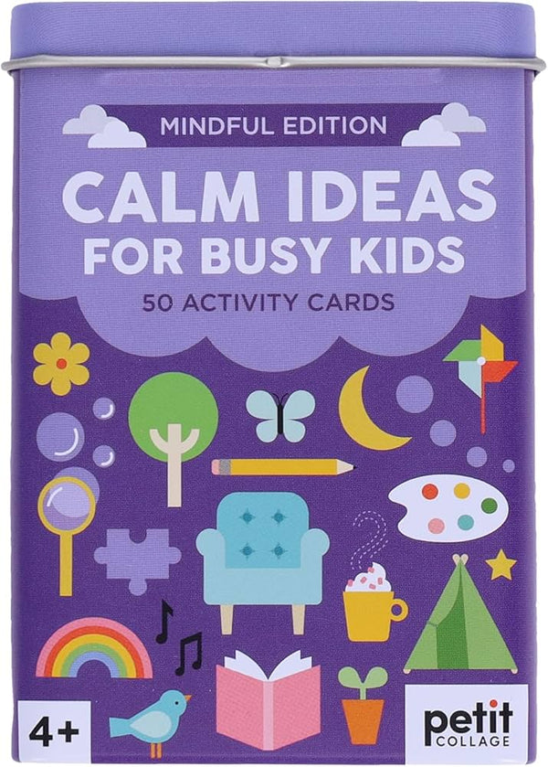 Petit Collage Calm Ideas for Busy Kids |  50 Activity Cards