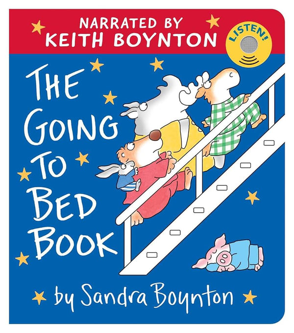 The Going to Bed Book Sound Book by Sandra Boynton (Narrated Board Book)