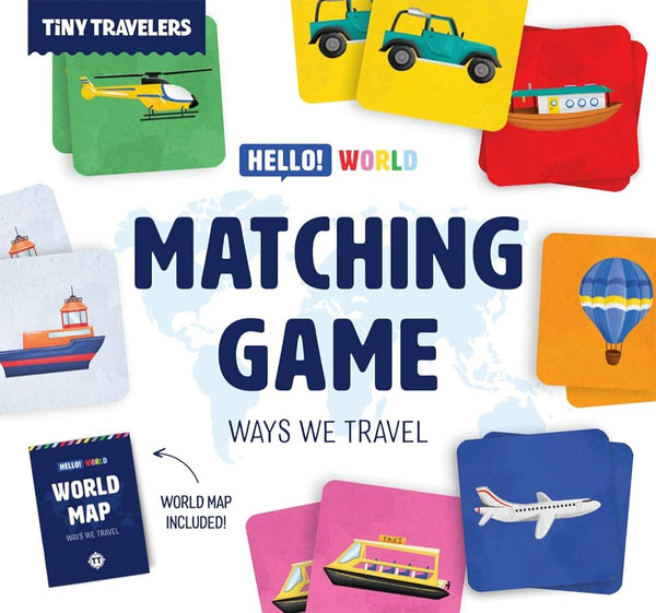 Ways We Travel Matching Game - Hello World
