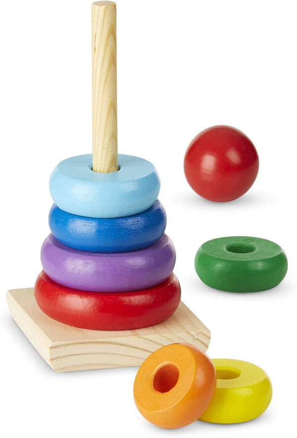 Melissa and Doug Wooden Rainbow Stacker