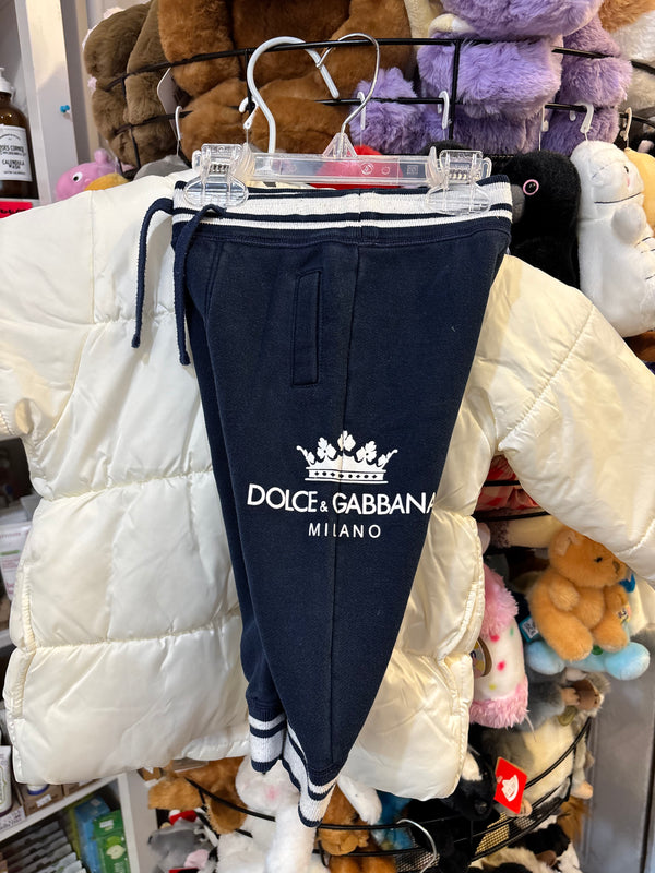 Dolce & Gabbana Logo Sweatpants — 6–9 months