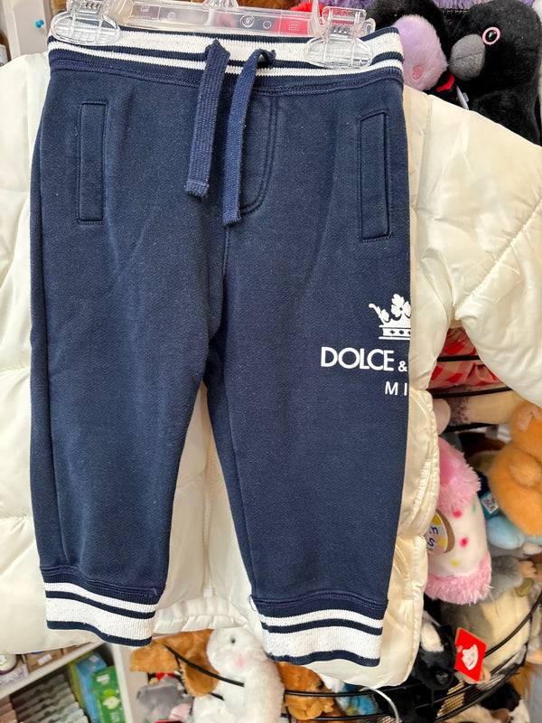 Dolce & Gabbana Logo Sweatpants — 6–9 months