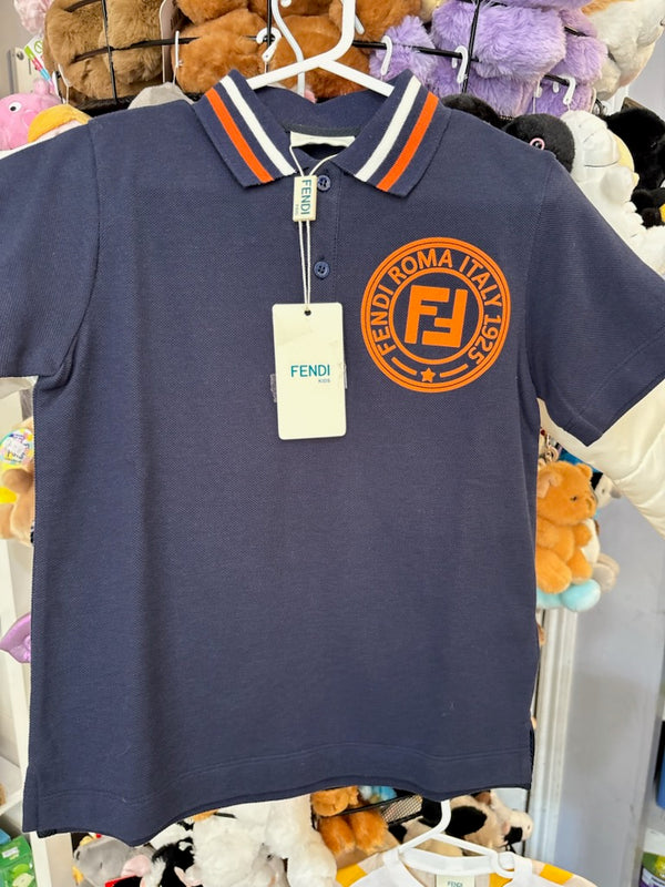 Fendi Roma Logo Polo Shirt — 6