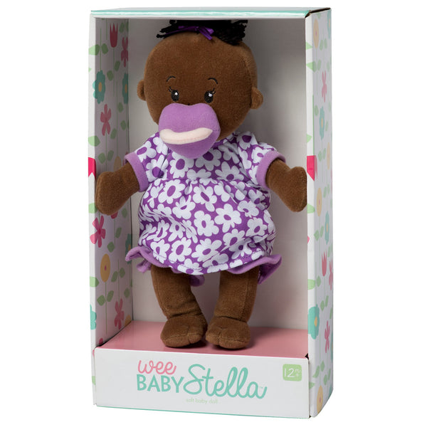Wee Baby Stella 12" Soft Doll | Brown
