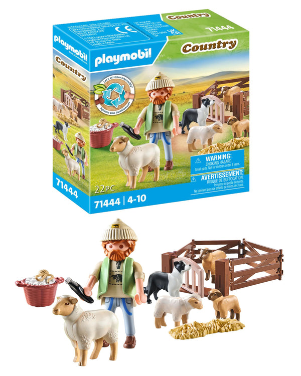 Playmobil | Young Shepherd with Flock of Sheep