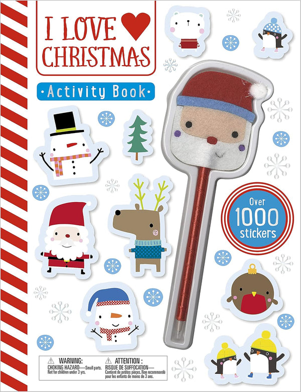 I Love Christmas Activity Book with Over 1000 Stickers