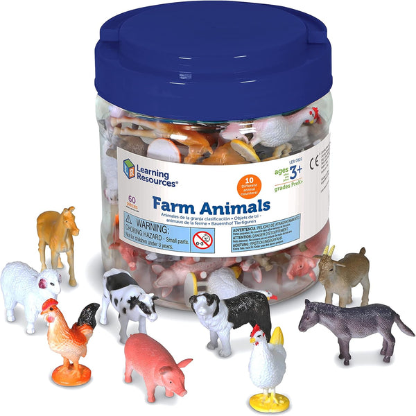 Learning Resources Individual Farm Animal Counters