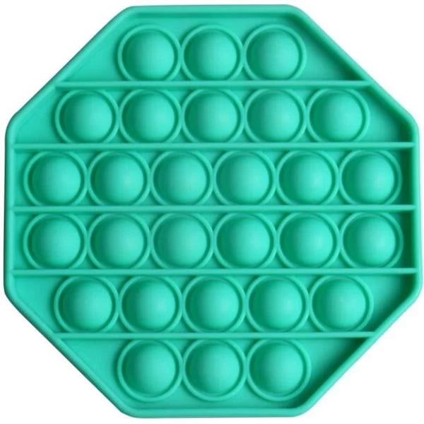 Teal Octagon Pop Up Fidget Toy