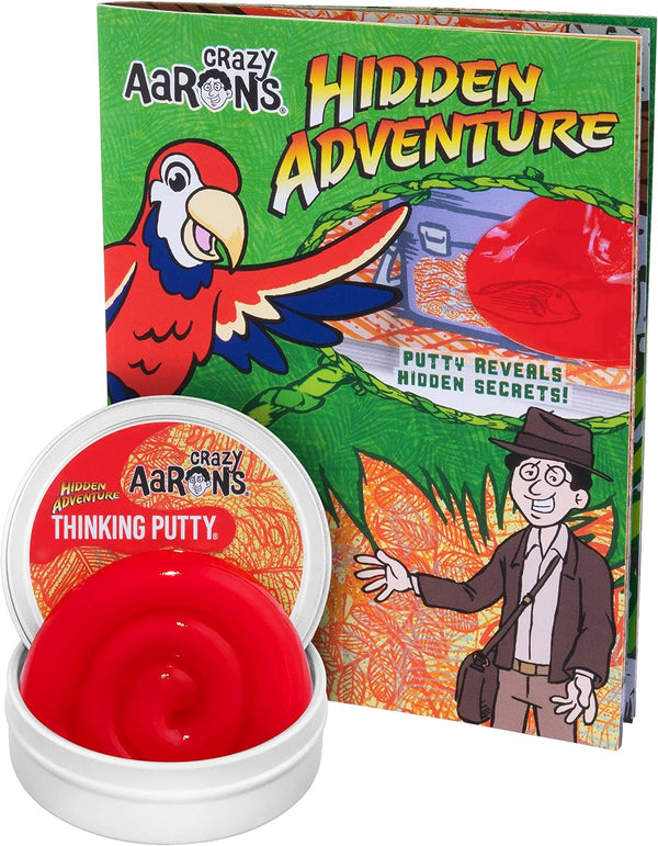 Crazy Aaron's Thinking Putty | Hidden Adventure Decoder Red