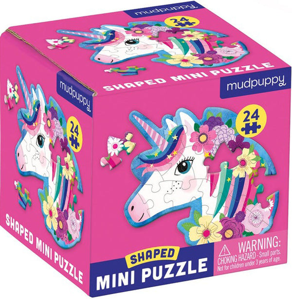 Mudpuppy Shaped Mini Puzzle | 24 pieces | Various Themes