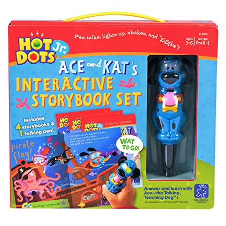 Hot Dots Jr. Ace and Kat's Interactive Storybook Set (Ages 3-6 | Grades PreK-1)