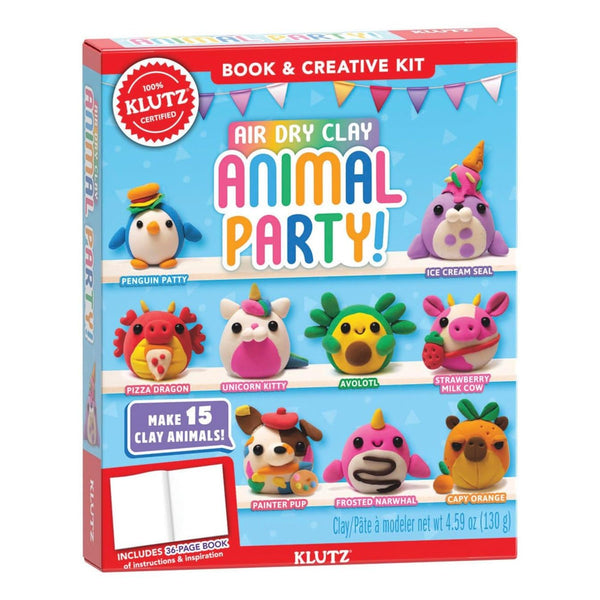 Klutz| Air Dry Clay Animal Party!