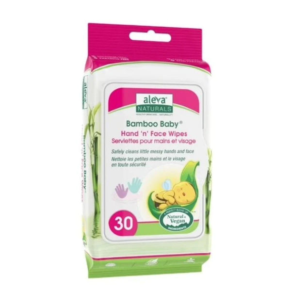 Aleva Naturals Bamboo Baby Hand and Face Wipes