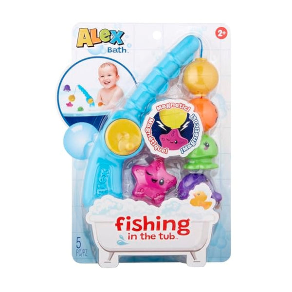 Alex Bath Fishing in the Tub toy packaging on a white background