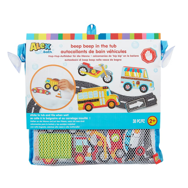 Alex Toys vehicle stickers in a colorful packaging on a white background