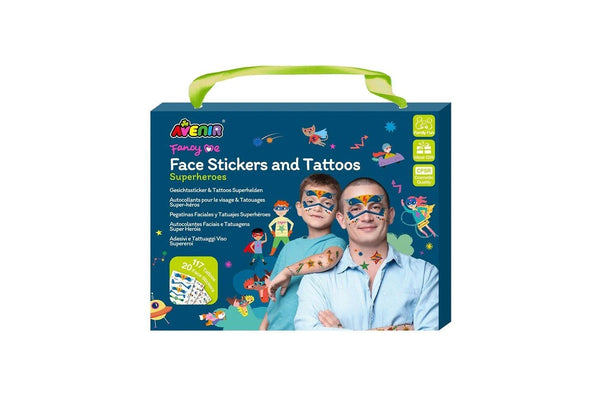 Avenir Fancy Me Face Stickers and Tattoos
