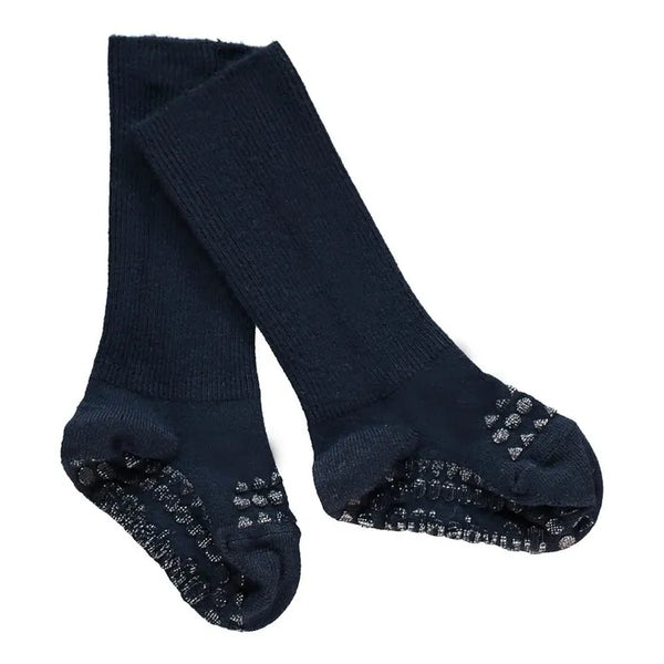GoBabyGo Bamboo Non-Slip Socks | Dark Blue