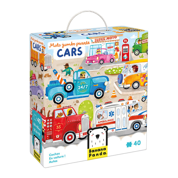 Banana Panda | Jumbo Puzzle| Cars | 40 pieces