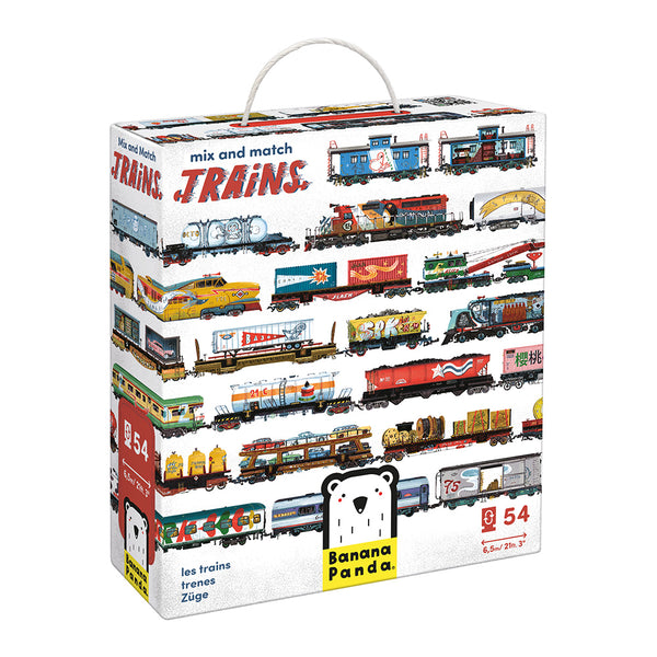 Banana Panda | Mix and Match Trains Puzzle |