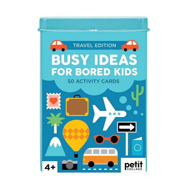 Petit Collage| Busy Ideas for Bored Kids 50 Activity Cards | Travel Edition