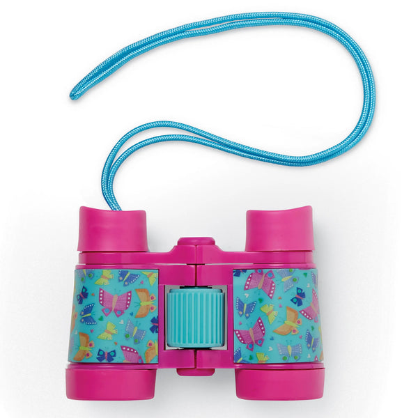 Crocodile Creek Little Explorer Binoculars | Butterfly Rainbow