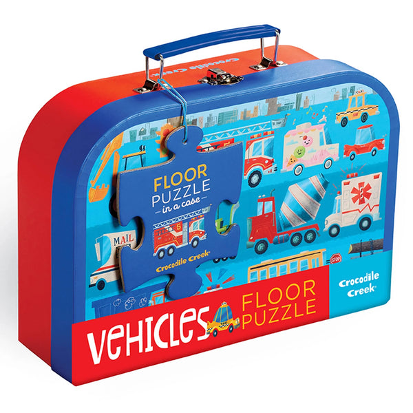 Crocodile Creek | 24-Piece Floor Puzzle | Vehicles