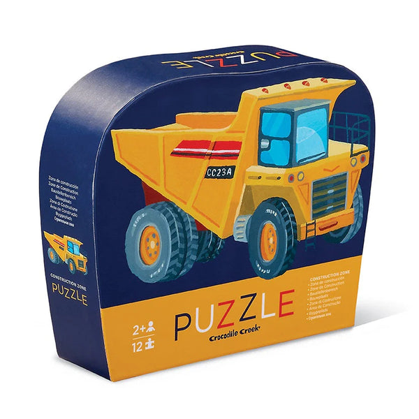 Crocodile Creek | 12 Piece Mini Puzzle Construction Zone