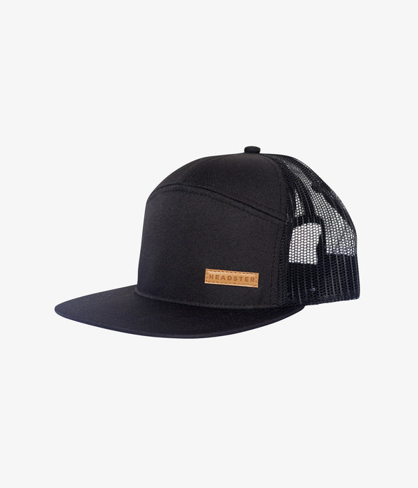 Headster Adjustable Kids Caps | City Black Trucker