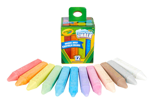 Crayola | Washable Sidewalk Chalk | 12-Pack